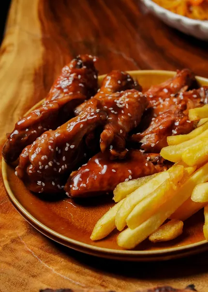 Alitas en BBQ