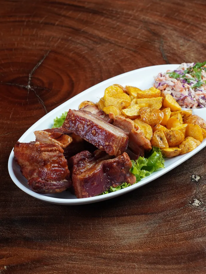 Pork Belly con Papa Amarilla