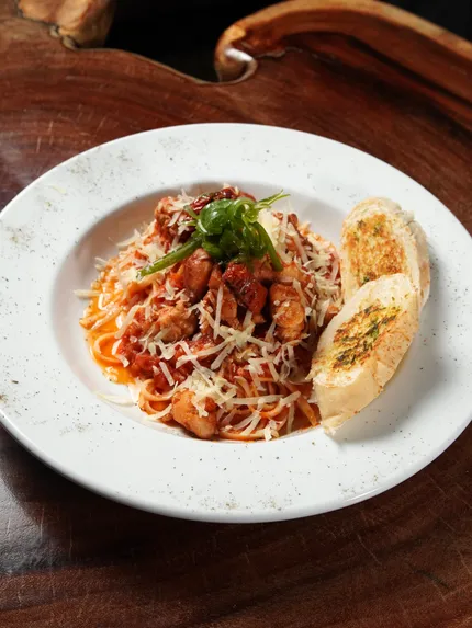 Pasta con Pollo