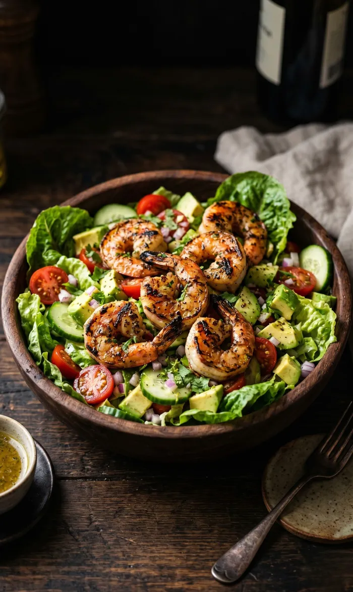 Ensalada con Camarones